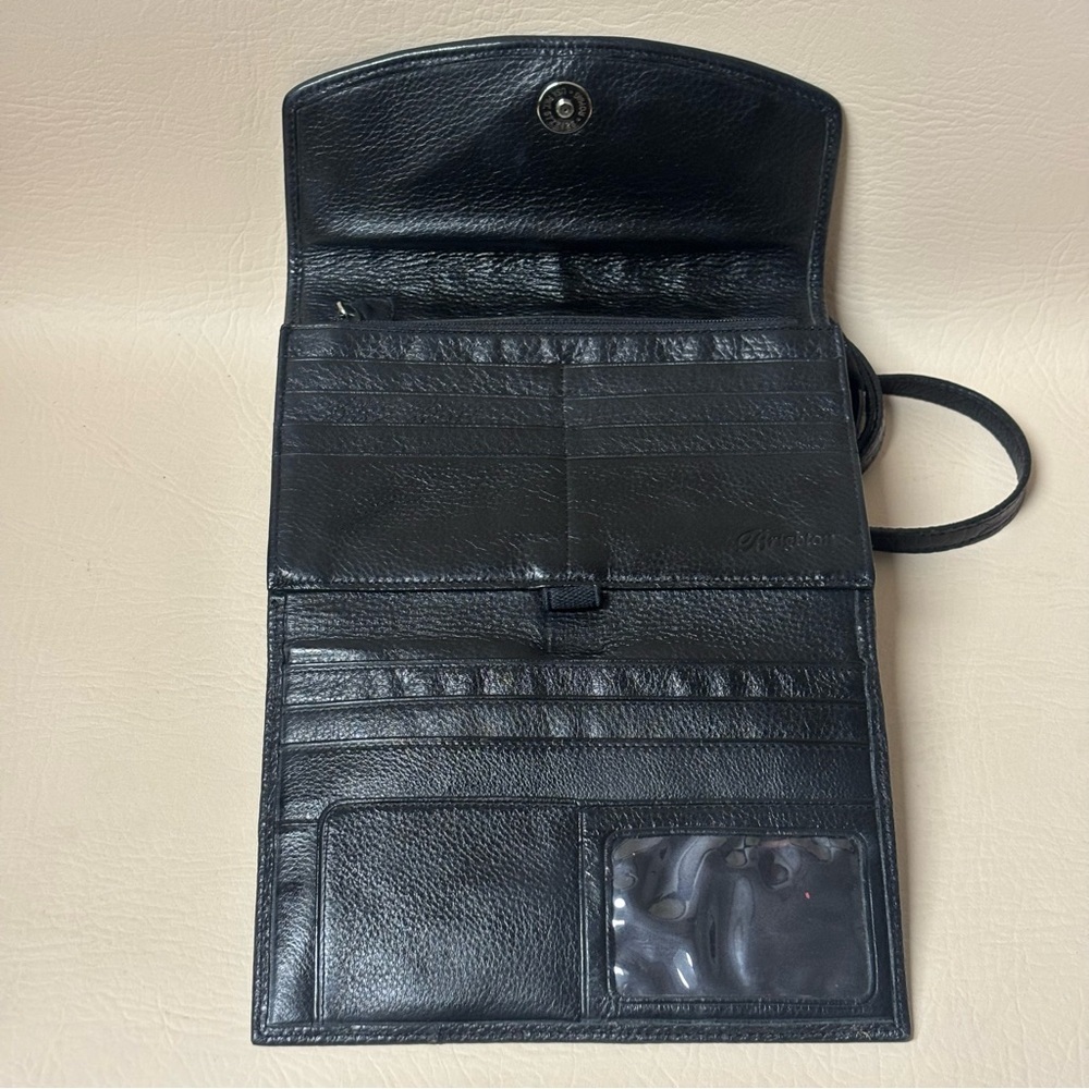 BRIGHTON Black Crossbody
Purse Foldout Wallet - Picture 6 of 9